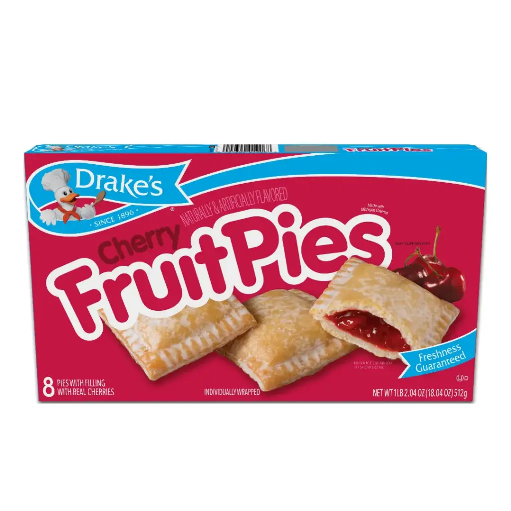 Drakes Cherry Pie 8CT