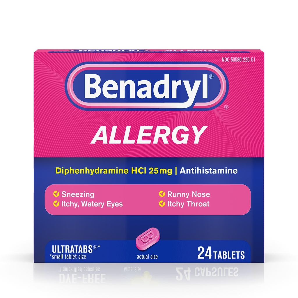 Benadryl Allergy Relief 24CT Shakers