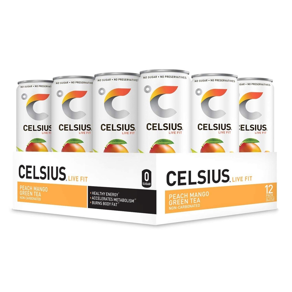 Celsius Peach Mango 12CT