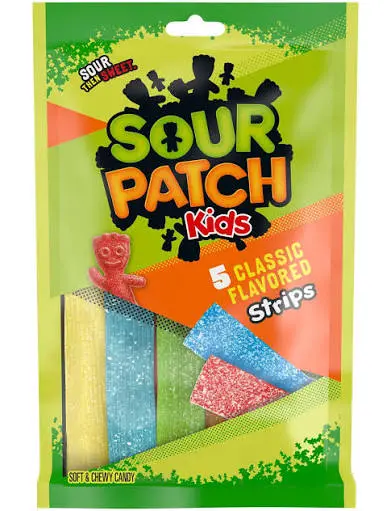 Sour Patch Kids Strips 3.5Oz 12CT
