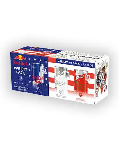 Red Bull Red Blue & White 8oz