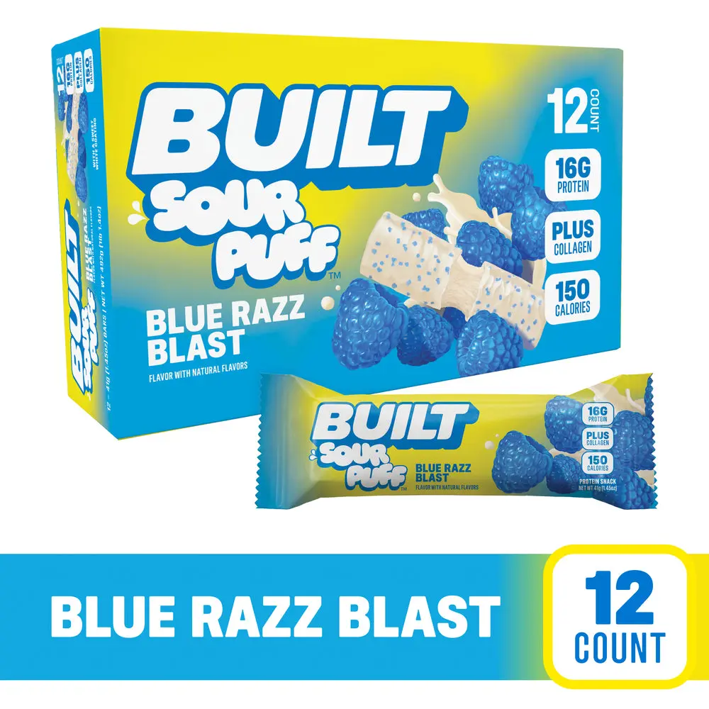 Built Puff Sour BlueRas 12CT