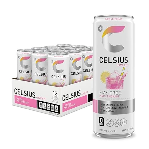CELSIUS Pink Lemonade12 Oz 12CT
