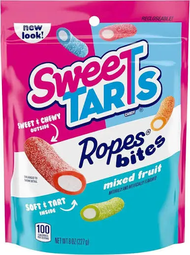 Sweet Tarts Rope Bites 12CT PegBag