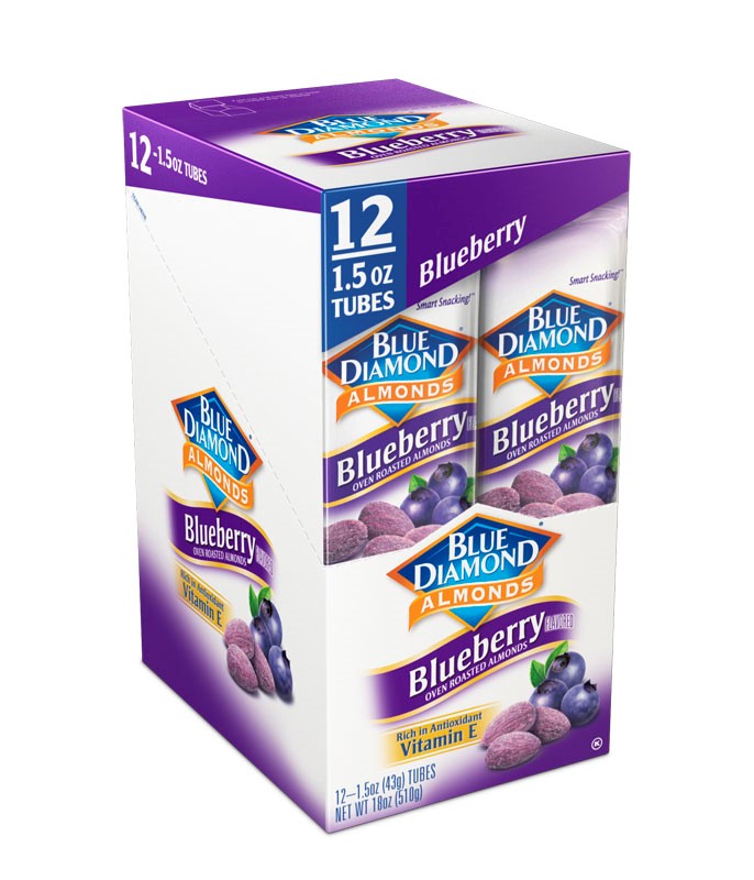 Blue Diamond Blueberry Roasted Almonds 12 Pack