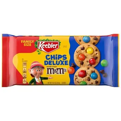 Keebler Chips Deluxe M&M Family Size