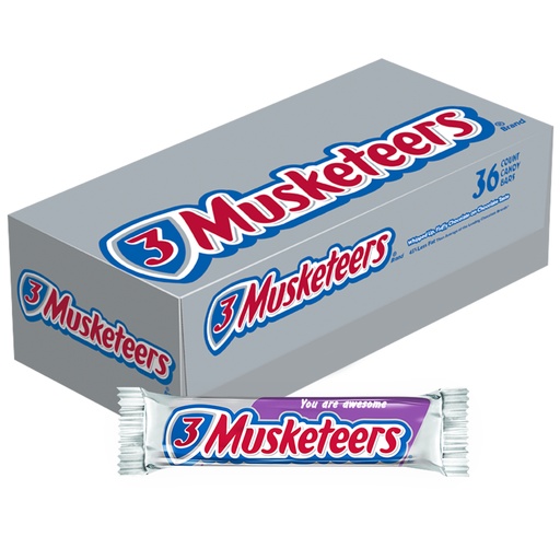 3 Musketeers Candy Bar 36ct