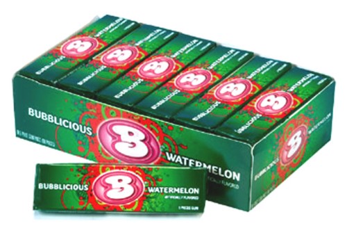 Bubblicious Watermelon Bubble  (Pack of 18)