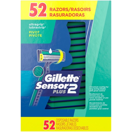 Gillette Sensor2 Plus Pivoting Head 52 Ct.