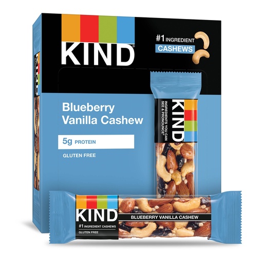 KIND Blueberry Vanilla and Cashew Pack of 12