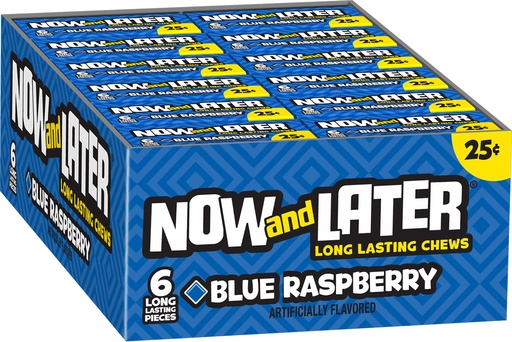 Now and Later Original Blue Raspberry (Box of 24)
