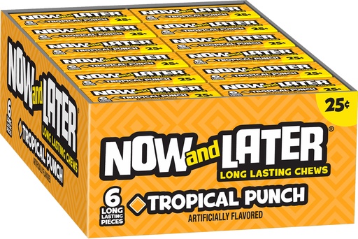 Now and Later Original Tropical(Box of 24)