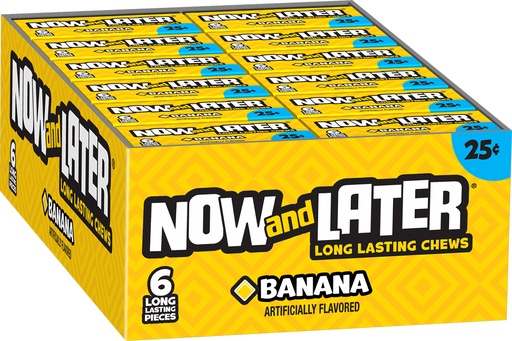 Now and Later Original Banana Chews (24 Count)