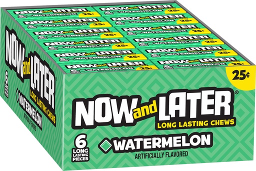 Now and Later Original Watermelon (24 Count)