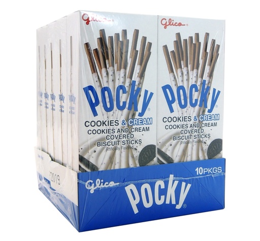 Pocky 1.41 Oz Cookies Cream Pack of 10