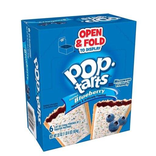 Pop-Tarts Frosted Blueberry  6CT