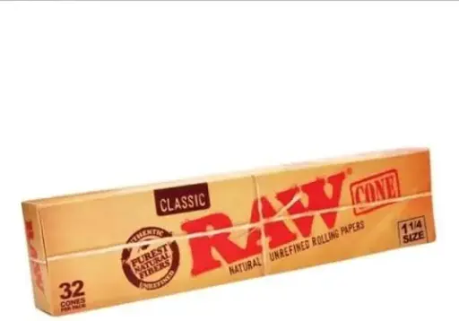 RAW CLASIC CONE 6 PACK 1 1/4 32CT