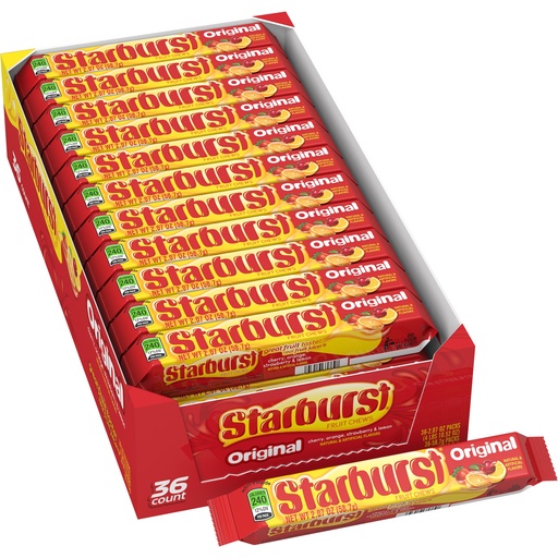 Starburst, Original Fruit Chews  36ct