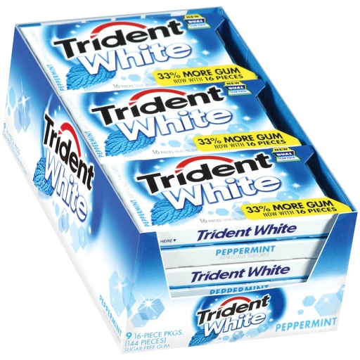 Trident White Peppermint 