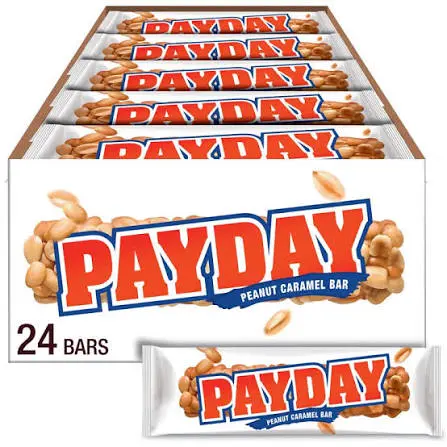 PayDay Peanut Caramel Candy Bars 24 Bars