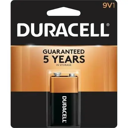 v9 Duracell battery 