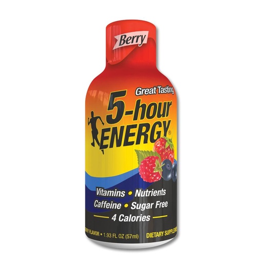 5-Hour Energy Drink Shot Extra Strength Berry 12 Ct