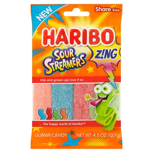 Haribo Sour Streamers Bag