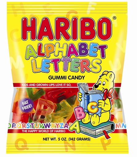 Haribo Alphabet Letters 12ct 