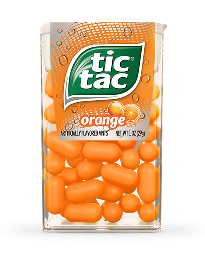 Tic Tac Orange Flavored Mints Bulk 12 Pack Go Refreshment 