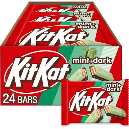 Kit Kat Duos Dark Chocolate Mint Wafer Candy 24ct