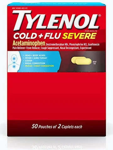 Tylenol Cold + Flu 50CT