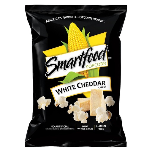 Smartfood White Cheddar Cheese Popcorn 0.625 Ounce (Pack of 50)