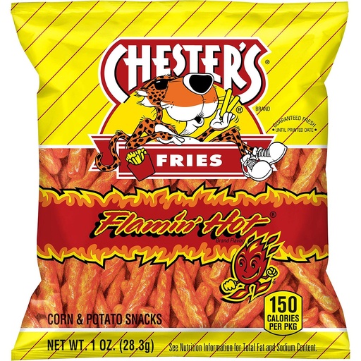 Chesters Hot Fries 1 Ounce 50 Count 