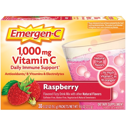 Emergen-C VitaminMix Raspberry 30ct