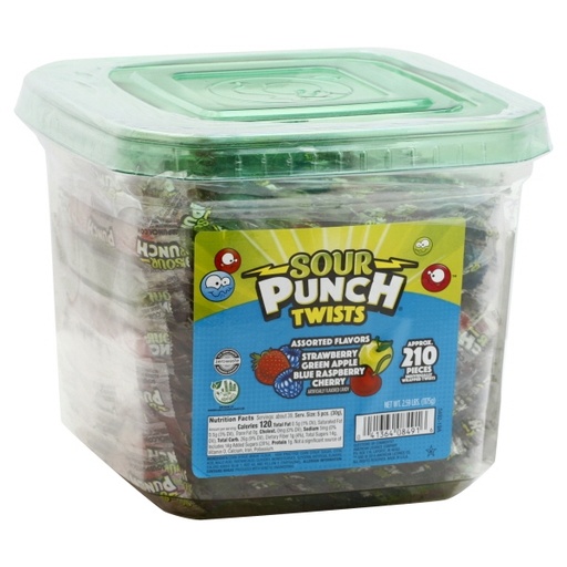 Sour Punch Twists Jar