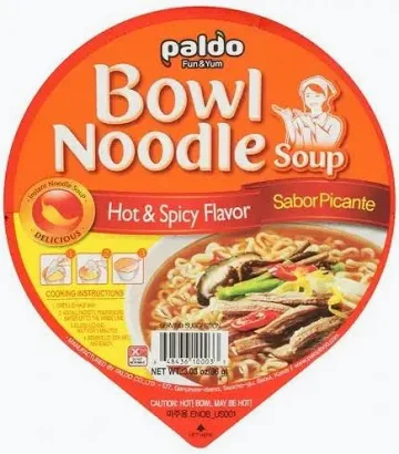 paldo Bowl Noodles Hot & Spicy