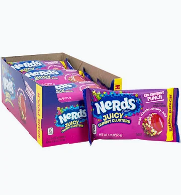 Nerds Juicy Cluster Strawberry punch