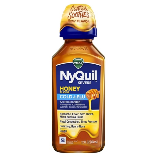 NyQuil Liquid Honey 12 Fl Oz