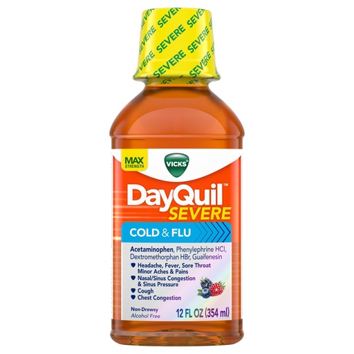 DayQuil Severe Max Strength - 12 Fl Oz
