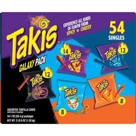 Takis Galaxy Pack 54Ct