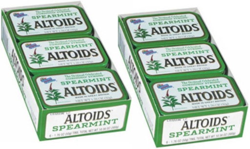 Altoids Tin Spearmint 12 Packs 