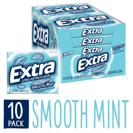 Extra Gum Smooth Mint 15 Ct