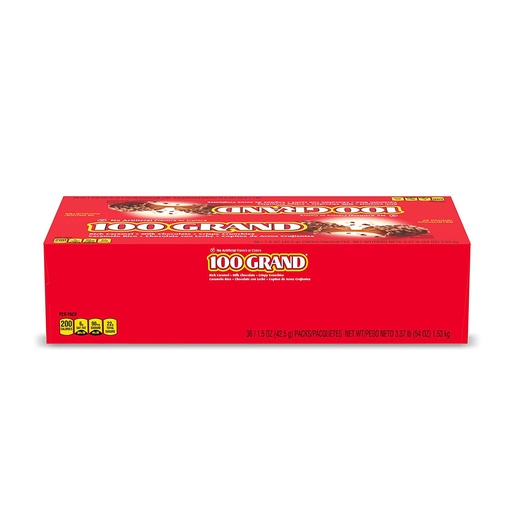 100 Grand Milk Chocolate 36ct