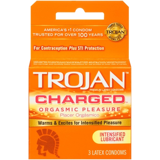 Trojan Charged Condoms 6Ct