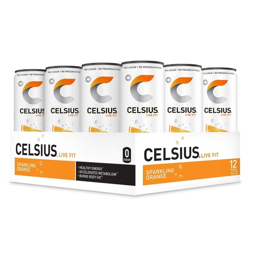 Celsius Orange 12oz