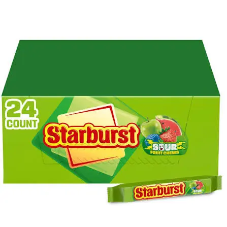 Starburst Sour Fruit Chews 24CT