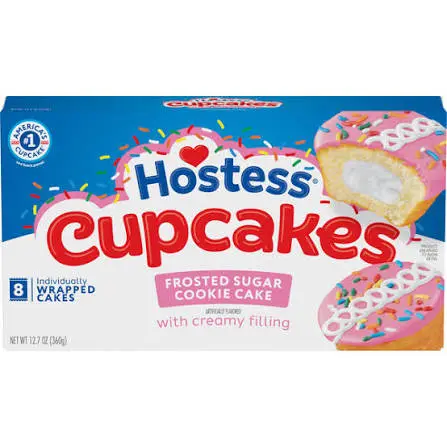 Hostess Frosted Sugar Cupcakes 6CT