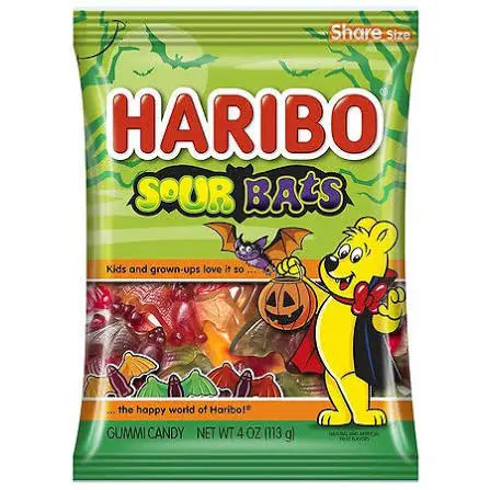 Haribo Sour REINDERS Bats 5Oz