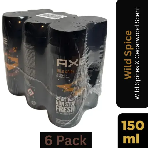 Axe Wild Spice 6 CT
