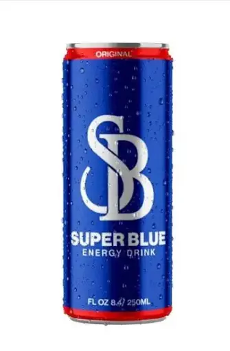 Super Blue 8OZ Energy Drink